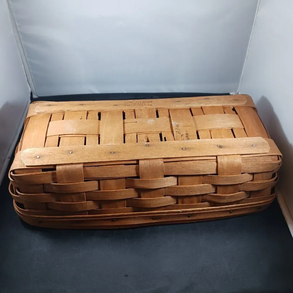 Longaberger 1988 Bread Basket Cottagecore Vintage Decor